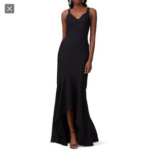 CINQ a SEPT Black Sweetheart SADE High Low Mermaid Gown - Size 0